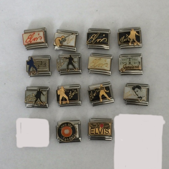 🔥 28 Elvis Presley Casa D'oro Italian Charm Charms 9mm bracelet 🔥HOT SALE 🔥 - Picture 1 of 4